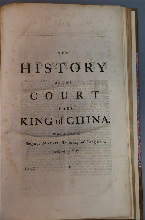 Baudier, Michael - The History of the Court of the King of China ... pp.(1)-24 (including part title) from vol.II of